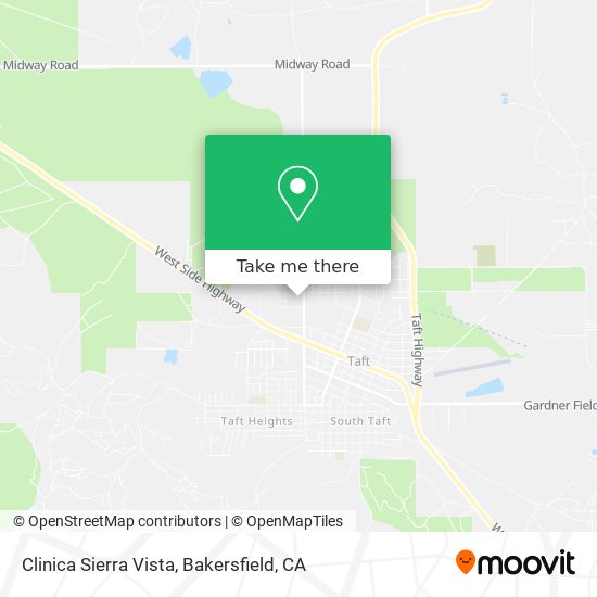 Clinica Sierra Vista map