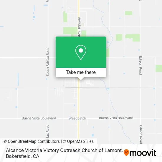 Alcance Victoria Victory Outreach Church of Lamont map