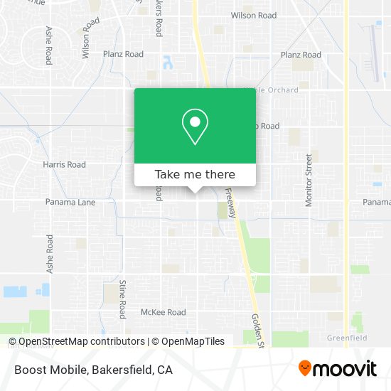 Mapa de Boost Mobile