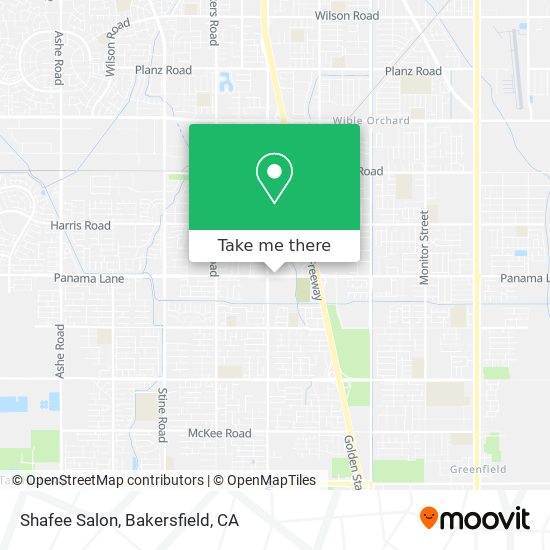 Shafee Salon map