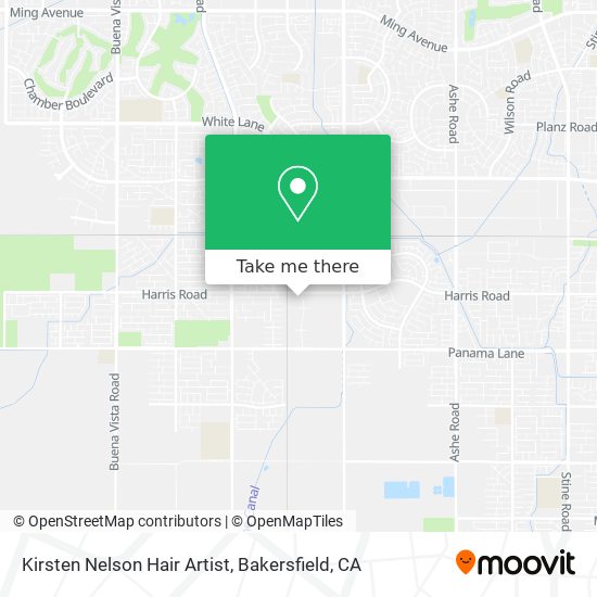 Kirsten Nelson Hair Artist map