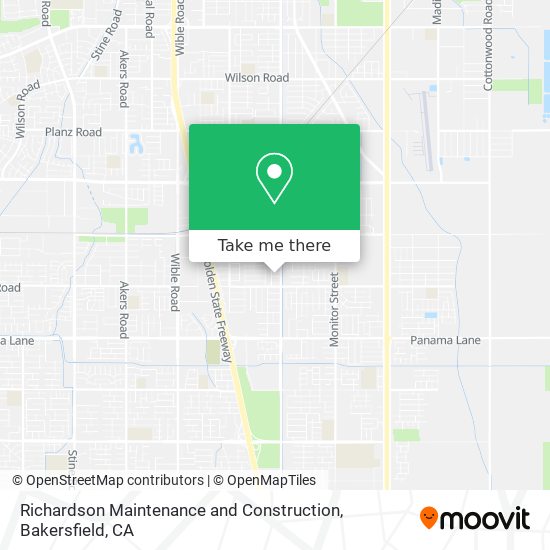 Richardson Maintenance and Construction map