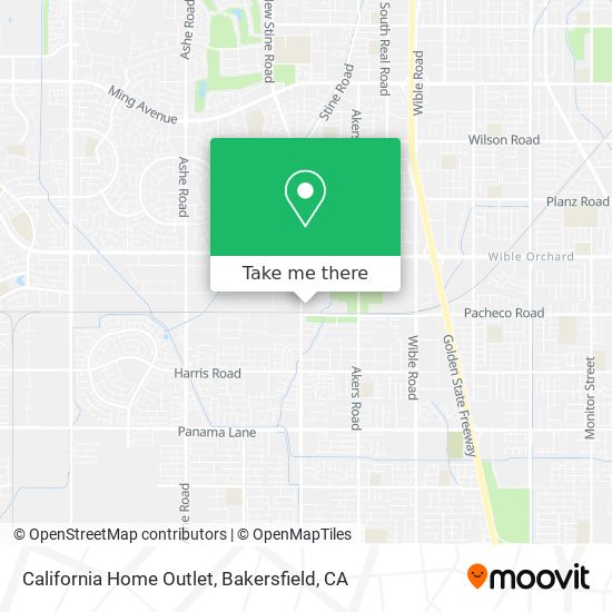 Mapa de California Home Outlet