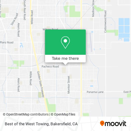 Mapa de Best of the West Towing