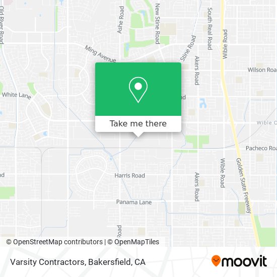 Varsity Contractors map