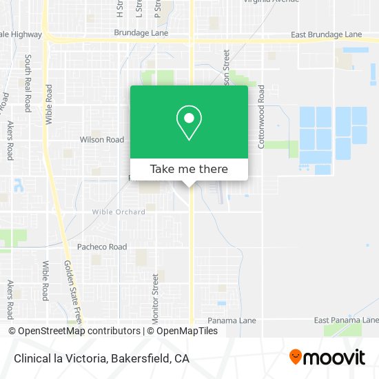 Clinical la Victoria map