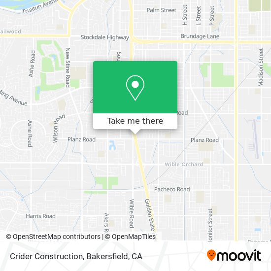 Crider Construction map