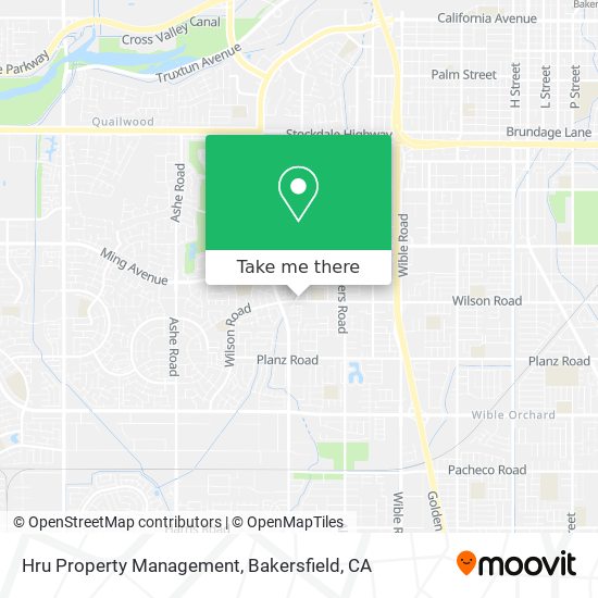 Hru Property Management map