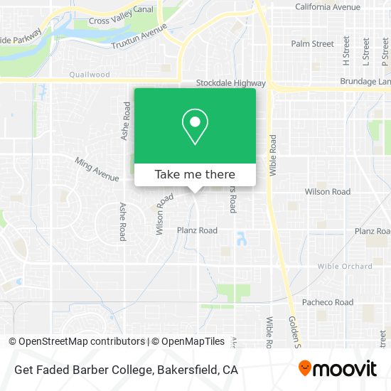 Get Faded Barber College map