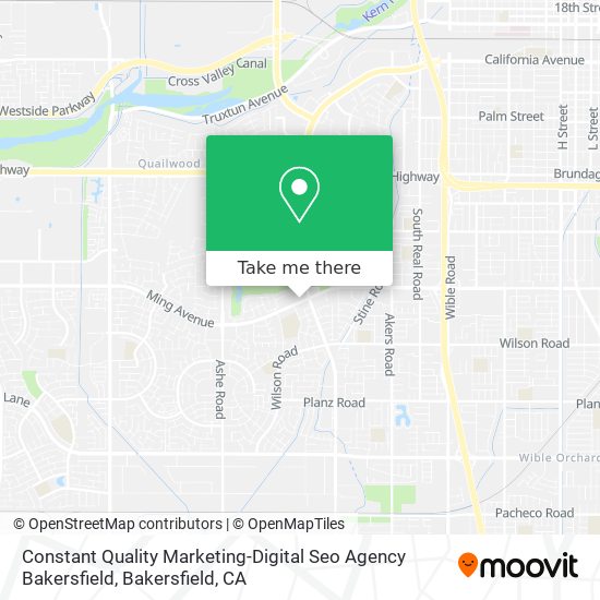 Constant Quality Marketing-Digital Seo Agency Bakersfield map