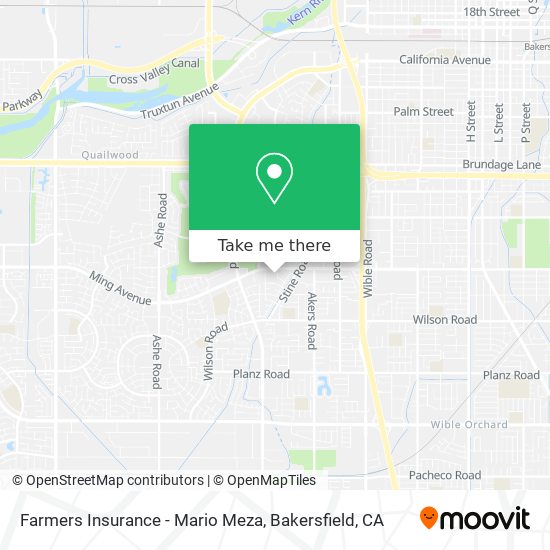 Farmers Insurance - Mario Meza map