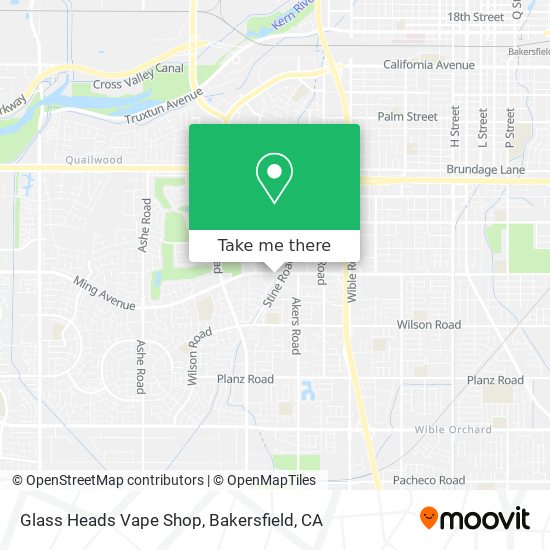 Mapa de Glass Heads Vape Shop