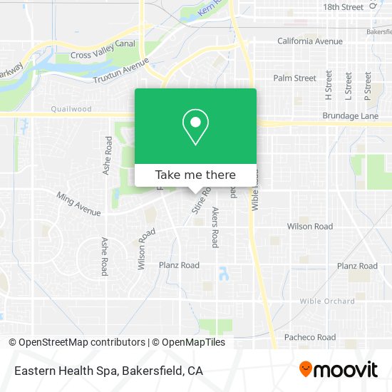 Eastern Health Spa map