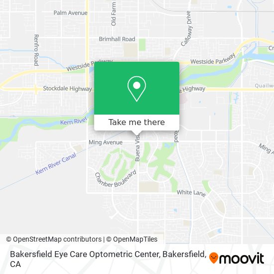 Bakersfield Eye Care Optometric Center map