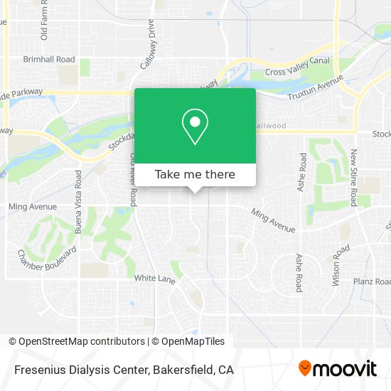 Mapa de Fresenius Dialysis Center