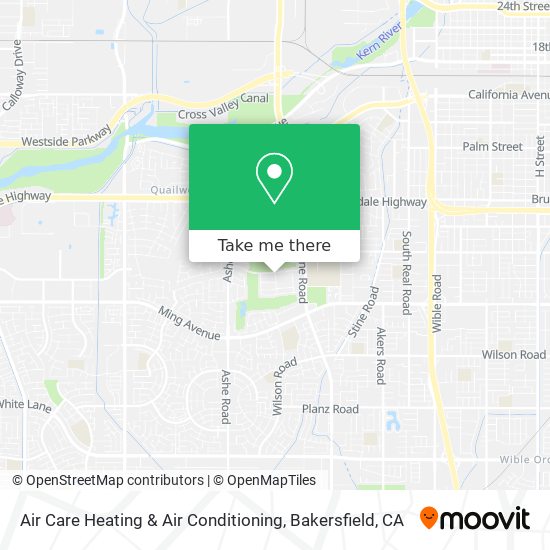 Mapa de Air Care Heating & Air Conditioning