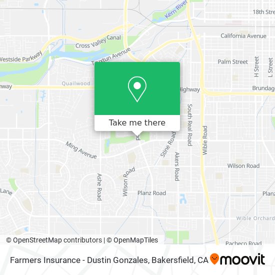 Mapa de Farmers Insurance - Dustin Gonzales