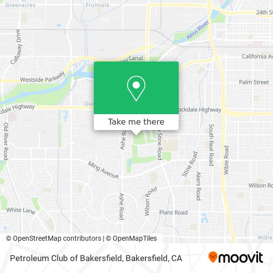 Petroleum Club of Bakersfield map