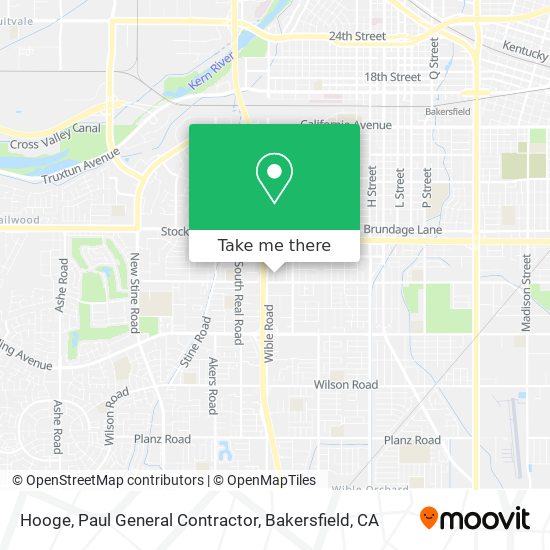 Mapa de Hooge, Paul General Contractor