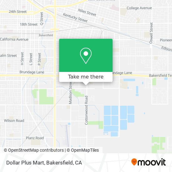 Dollar Plus Mart map