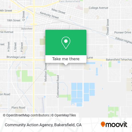 Community Action Agency map