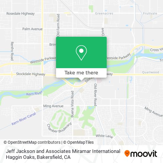 Mapa de Jeff Jackson and Associates Miramar International Haggin Oaks