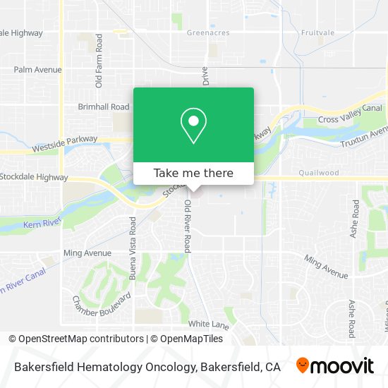 Bakersfield Hematology Oncology map