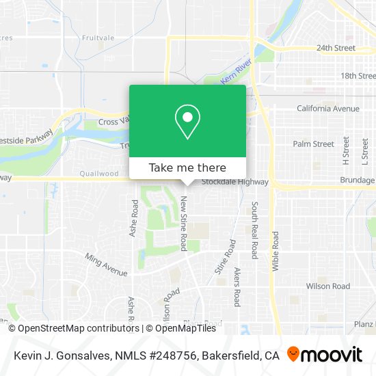 Mapa de Kevin J. Gonsalves, NMLS #248756