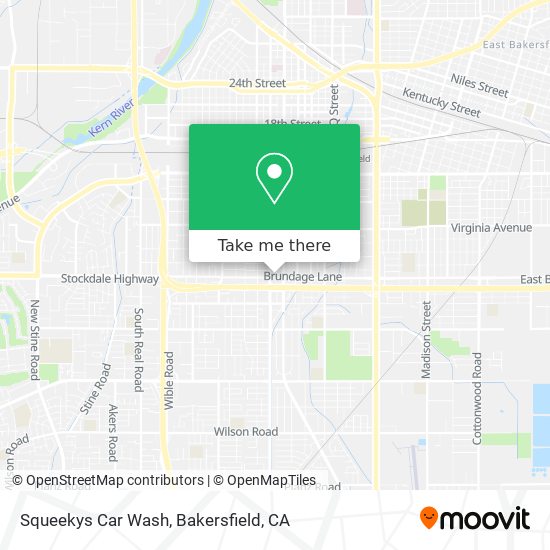 Squeekys Car Wash map