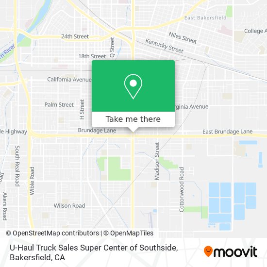 U-Haul Truck Sales Super Center of Southside map