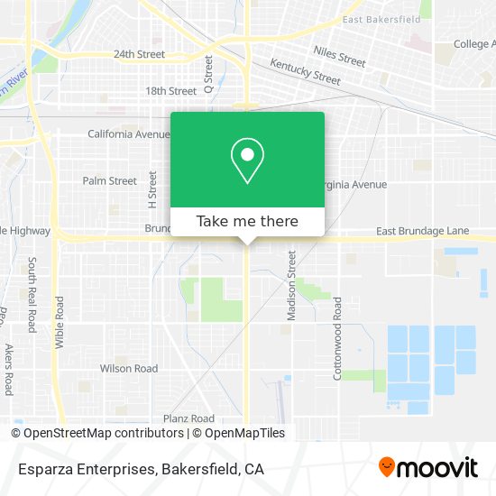 Esparza Enterprises map