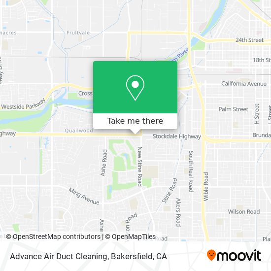 Mapa de Advance Air Duct Cleaning