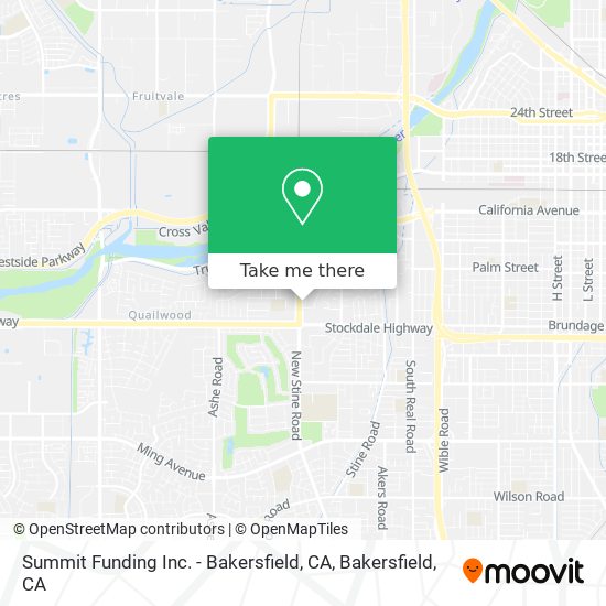 Summit Funding Inc. - Bakersfield, CA map
