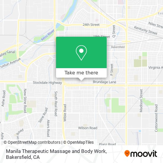 Manila Therapeutic Massage and Body Work map