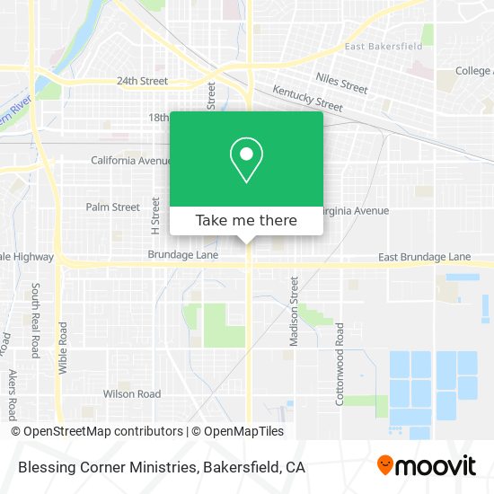 Blessing Corner Ministries map