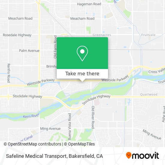 Safeline Medical Transport map