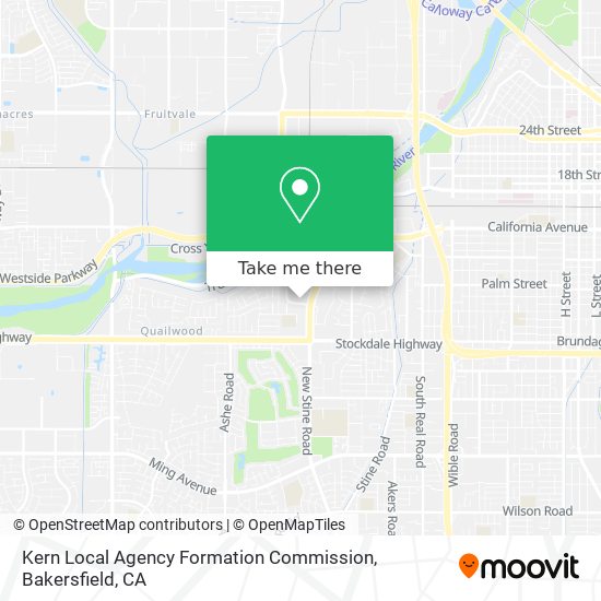 Kern Local Agency Formation Commission map