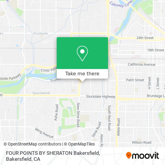 Mapa de FOUR POINTS BY SHERATON Bakersfield