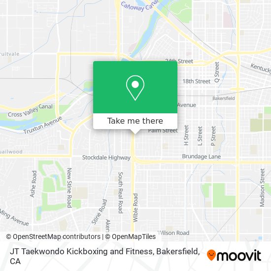 JT Taekwondo Kickboxing and Fitness map