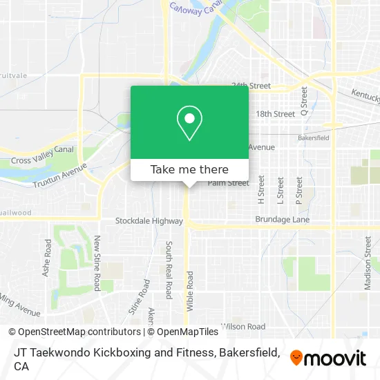 JT Taekwondo Kickboxing and Fitness map