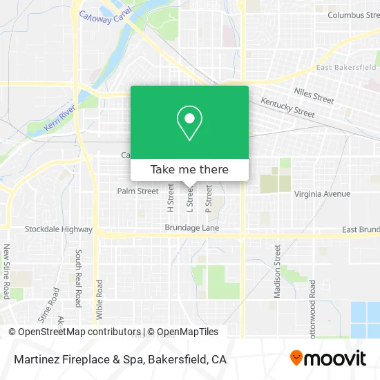 Mapa de Martinez Fireplace & Spa