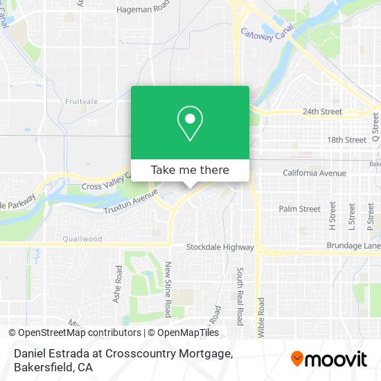 Daniel Estrada at Crosscountry Mortgage map