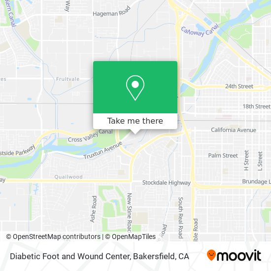 Diabetic Foot and Wound Center map
