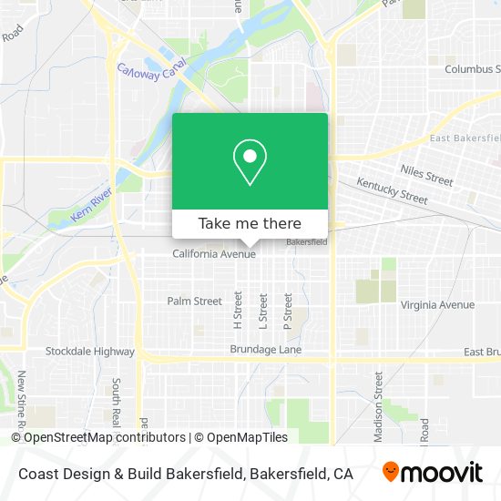 Mapa de Coast Design & Build Bakersfield