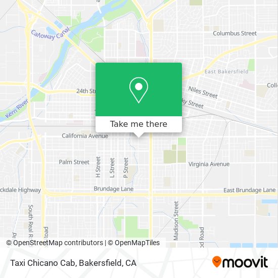 Taxi Chicano Cab map