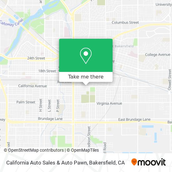 California Auto Sales & Auto Pawn map