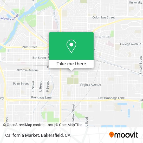 Mapa de California Market