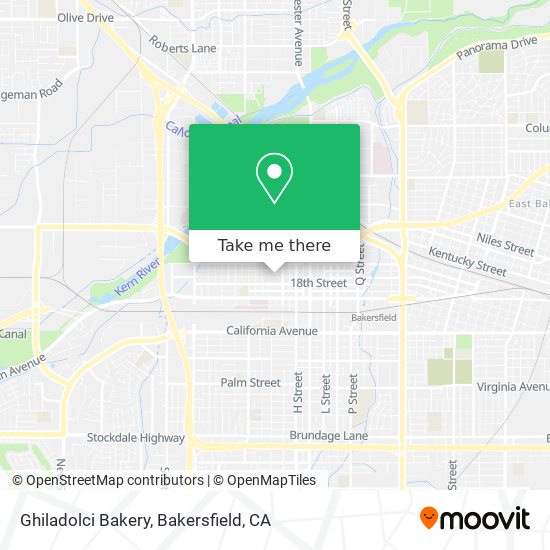 Ghiladolci Bakery map