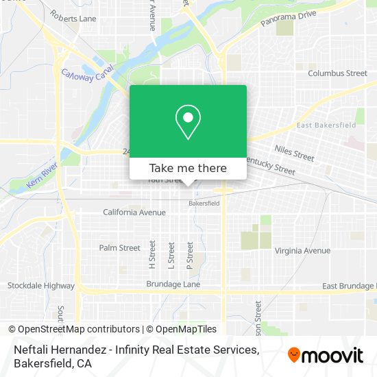 Neftali Hernandez - Infinity Real Estate Services map