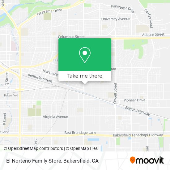 Mapa de El Norteno Family Store